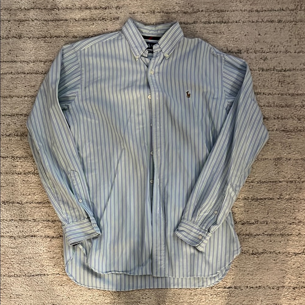 Ralph Lauren Blue Casual Button Down Shirt